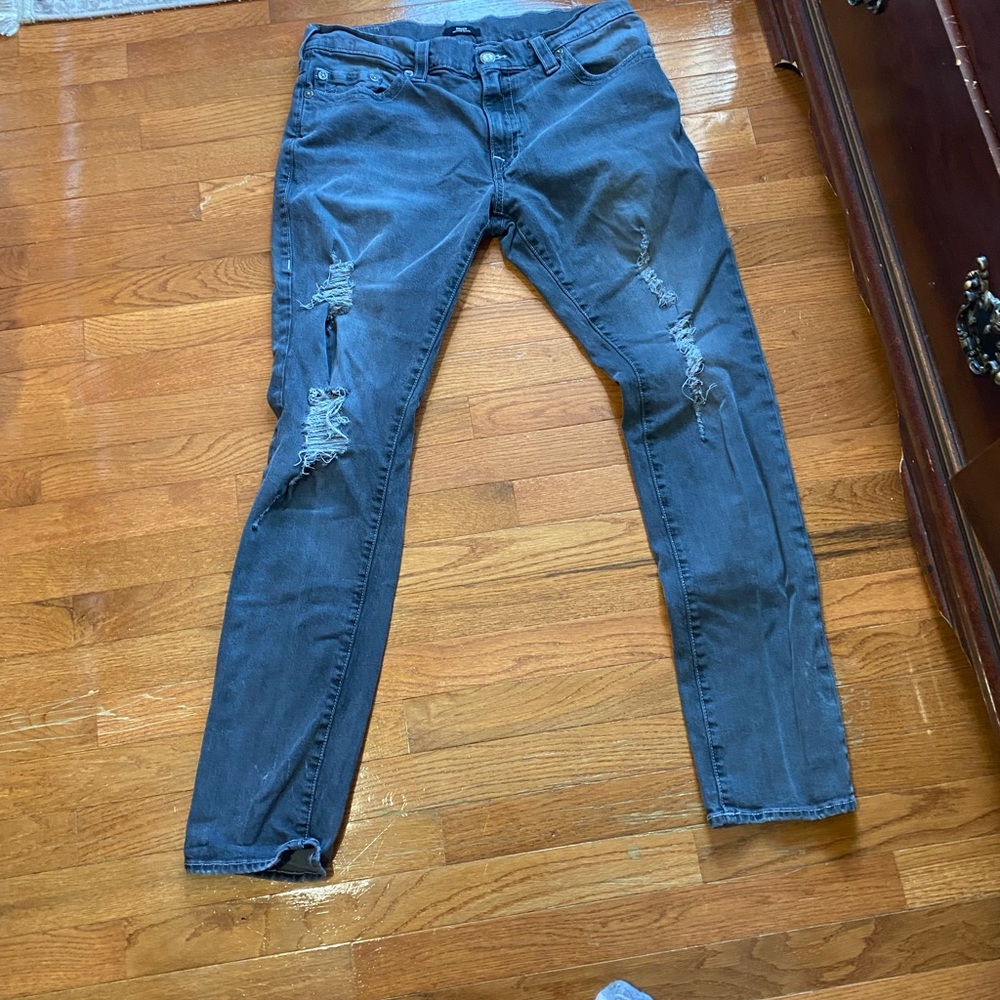black true religion jeans